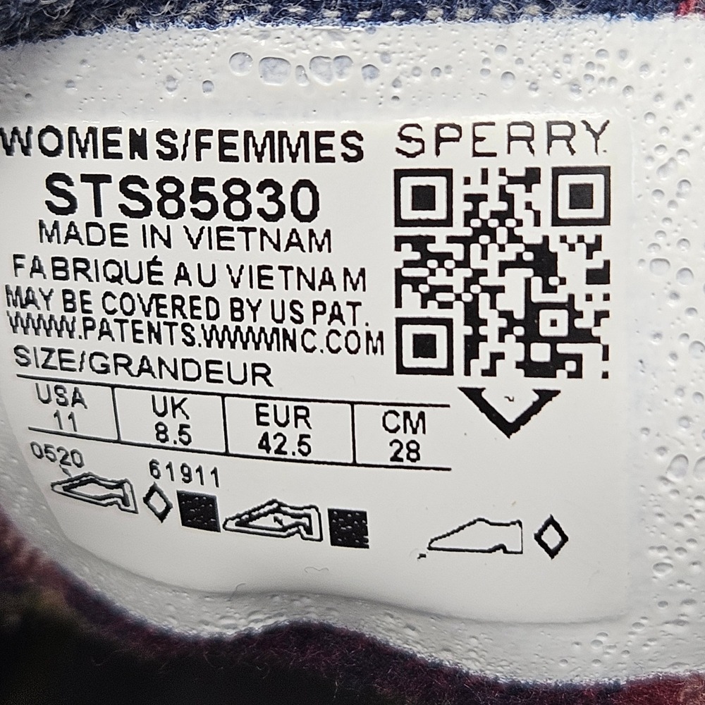Sperry Saltwater Quilted Duck Boots Grey Womens 11 STS85830 Rain Boots New - Picture 7 of 13